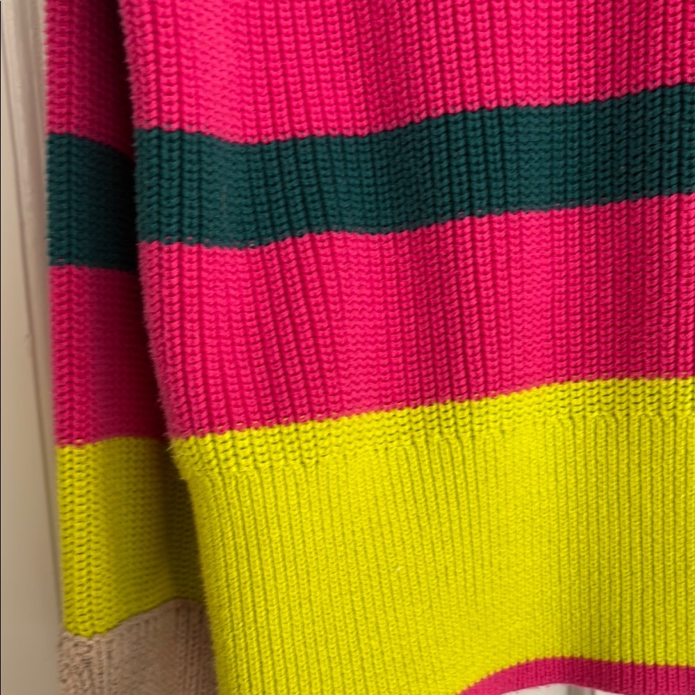 Colorful Striped Women's Sweater - Picture 8 of 8